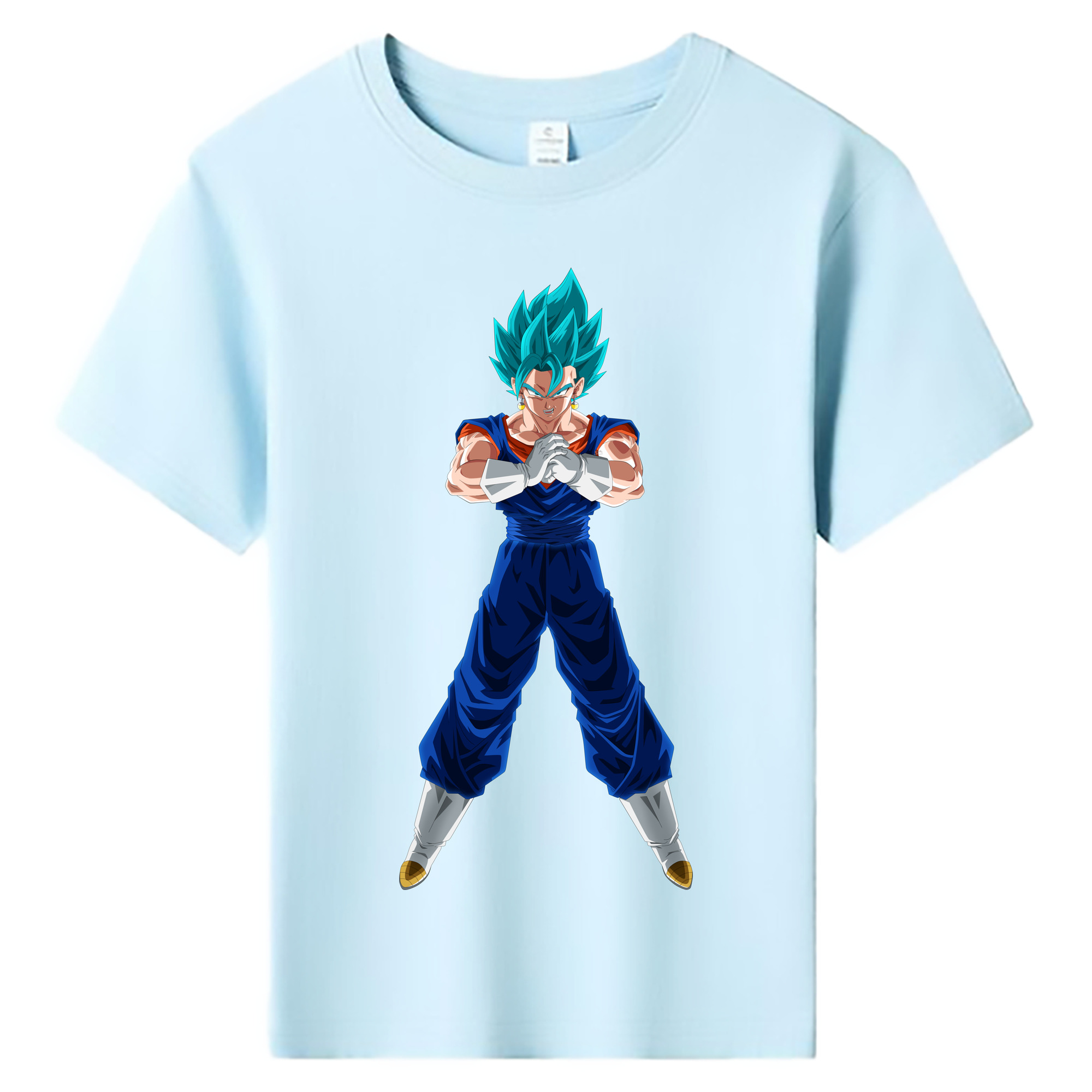 （画像用） ドラゴンボール ベジット DRAGON BALL Vegetto 綿100％キッズTシャツ（フロントプリント）